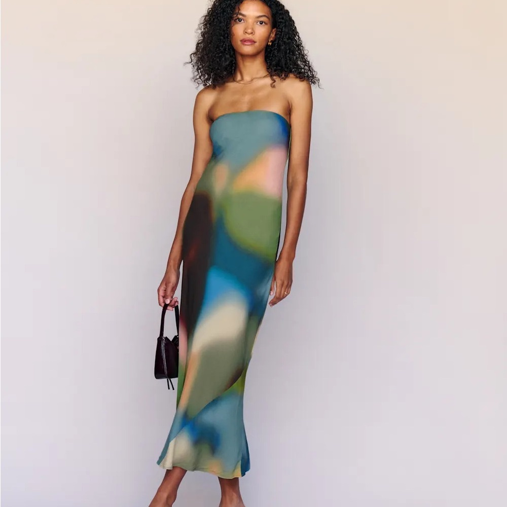 Reformation Joana Dress in Blur